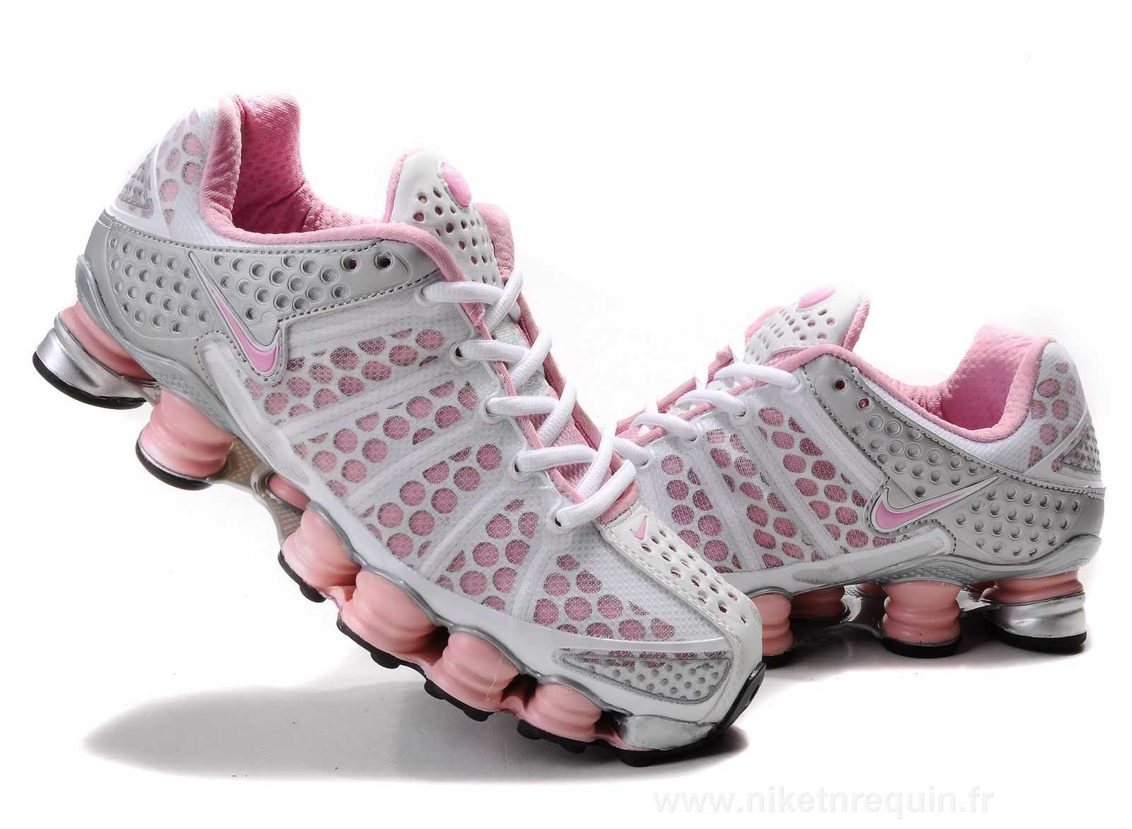 les femmes argente et rose Nike Shox TL3 (1).JPG